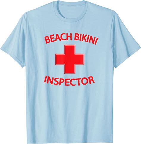 Beach Bikini Inspector Shirt For Summer Fun Or Spring Break Clothing
