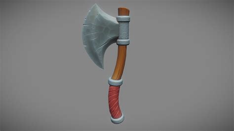 Stylized Axe Download Free 3d Model By George Hager Adjective