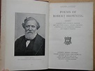 Poems Of Robert Browning. by Browning, Robert.: Very Good Hardcover ...