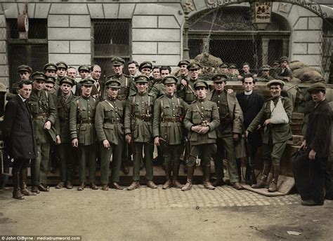 Ireland's Civil War in colourised photographs | Daily Mail ...