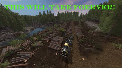 Fs17 Forestry On Pinecreek Hills This Will Take Forever