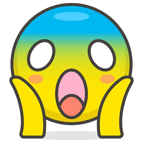 Emoji Screaming Emoticon Smiley Fear Png Clipart Computer Icons The