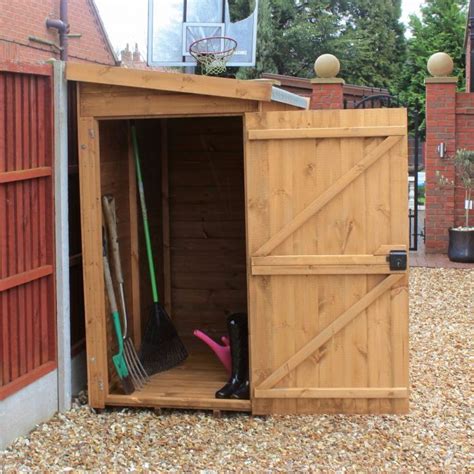 6 X 3 Traditional Pent Wooden Garden Tool Storage Shed 183m X 91m