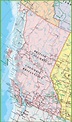Large detailed map of British Columbia with cities and towns