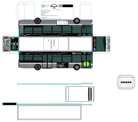 Maquette Transports Man Lion City Hybride Op Ra Robinson Rer