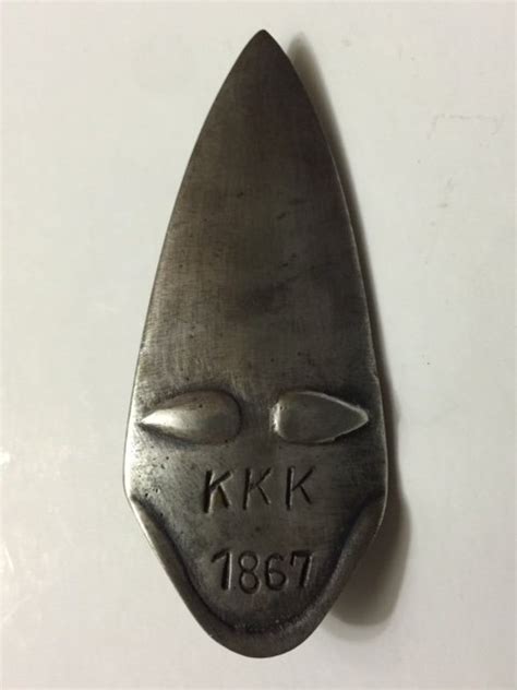 Kkk Dated 1867 Ku Klux Klan Lynching Awardpin Sep 21 2016 Omega