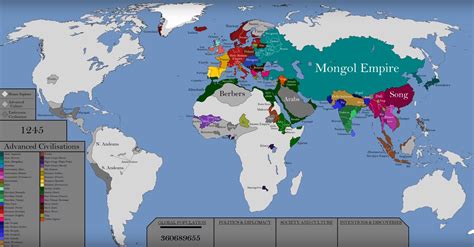 World History Map With Countries