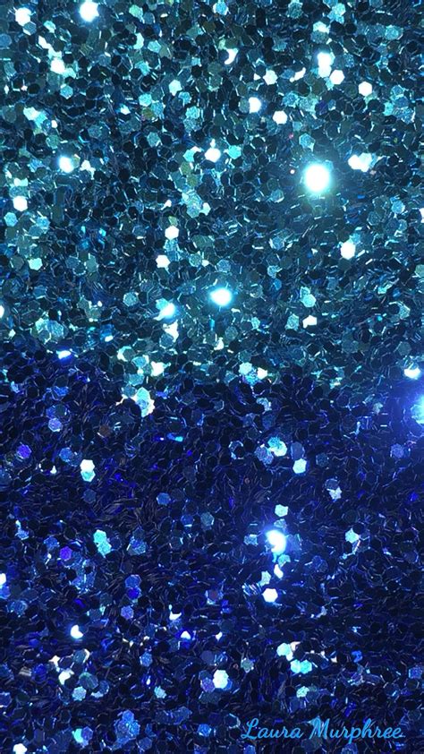 Sky Blue Glitter Wallpapers Wallpaper Cave