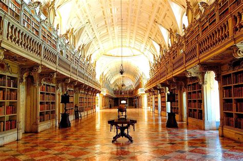 Biblioteca Do Palácio Nacional De Mafra Vortexmag
