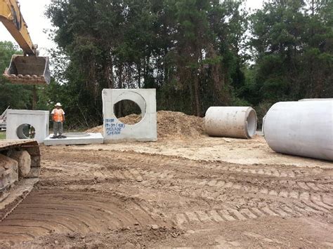 Nc Pipe Precast Concrete Junction Box Waiting For Installation