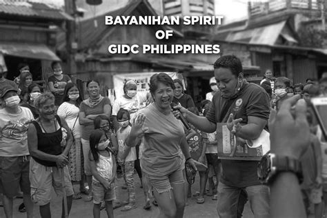 bayanihan spirit helping hand of gidc philippines bravo filipino