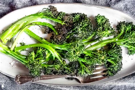 Roasted Broccolini How To Cook Broccolini Little Pine Kitchen