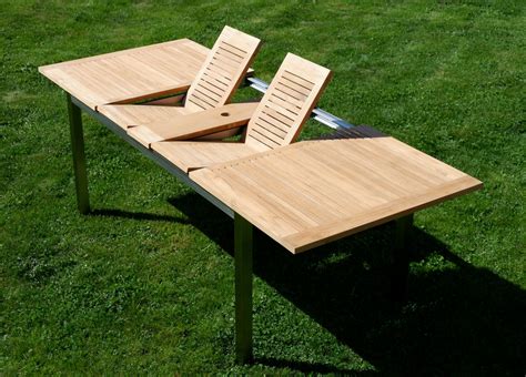 Holz ist das klassische material für gartentische, denn als naturprodukt fügt es sich harmonisch in jeden garten ein. Edelstahl Teak Ausziehtisch 160/220x90 cm Gartentisch ...