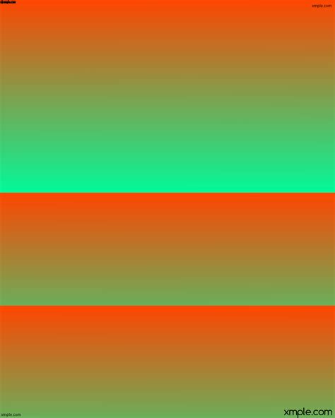 Wallpaper Highlight Green Orange Linear Gradient 00fa9a Ff4500 330° 33