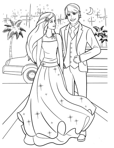 You can find the pictures below in the coloring book. Ken Coloring Pages at GetColorings.com | Free printable ...