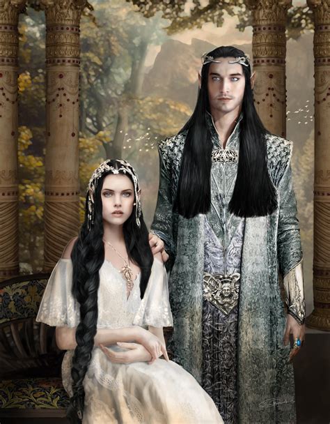 Artstation Elrond And Arwen