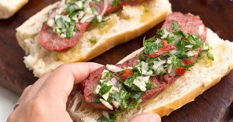 The Best Argentine Choripan With Chimichurri Foodal Recipe