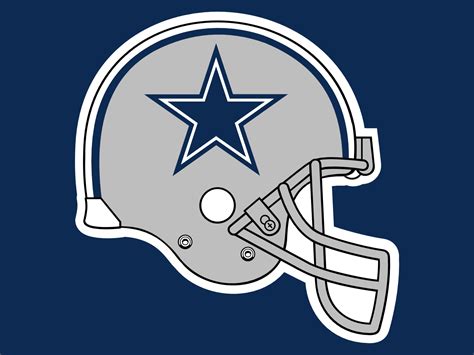 The cowboys compete in the national f. Dallas cowboys helmet Logos