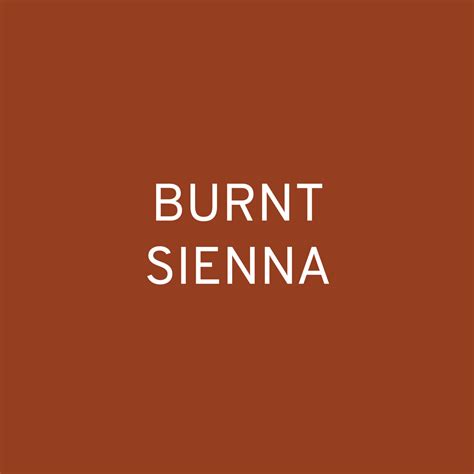 Colour In Context Burnt Sienna Alina Schartner