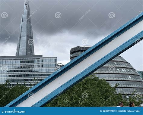 Modern Architecture In London England With Amazing Skyscrapers Of