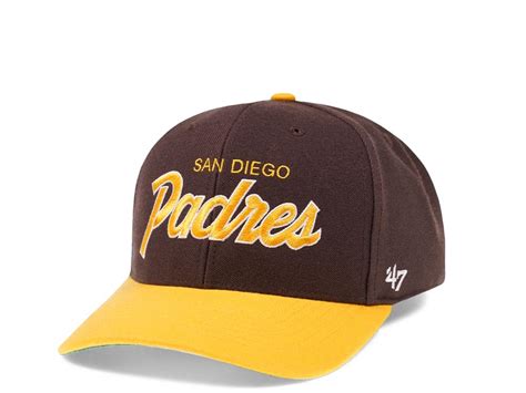 47brand San Diego Padres Classic Dp Brown Snapback Cap 47 Brand Caps