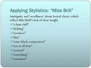 miss brill essay