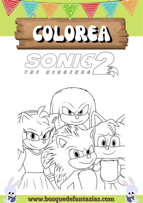 Detalle 18 Imagen Dibujos Para Colorear Sonic Y Sus Amigos