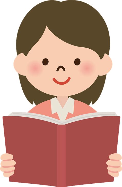 Woman Reading Clipart