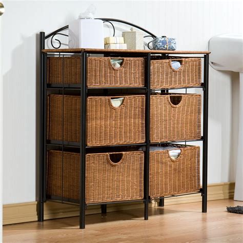A wide variety of wicker storage cabinet options are available to you, such as general use, design style, and material. Iron/Wicker Storage Chest | Plus Size Wardrobes & Drawers ...