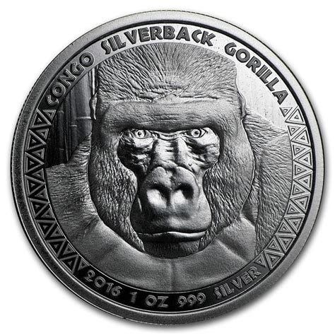 Live dropcoin prices from all markets and drc coin market capitalization. 2016 Silverback Gorilla Silver Coin |Republic of Congo ...