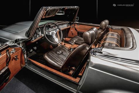 This Mercedes 230 Sl Pagoda Has An Insanely Luxurious Interior Carbuzz