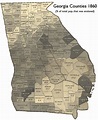 Georgia Counties, 1860 | Valdosta State University Archives | Flickr