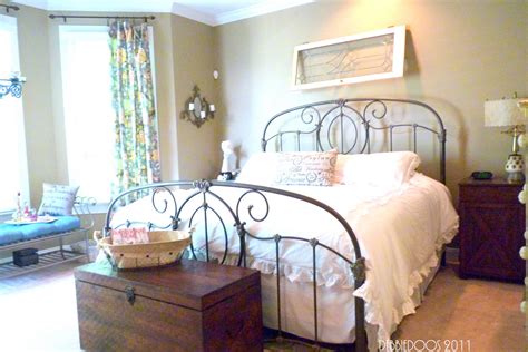 Shabby Chic Eclectic Style Master Bedroom Office Debbiedoos