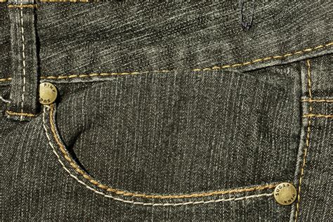 Black Denim Jeans Texture Background Free