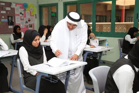 He Humaid Al Qatami Visits Dubai Schools To Inspect On Examination
