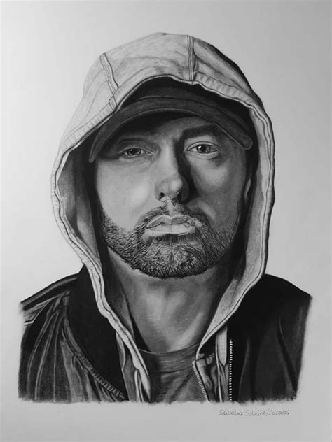 Eminem Drawing Drawing By Art By Sascha Schuerz