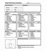 Soccer Evaluation Form