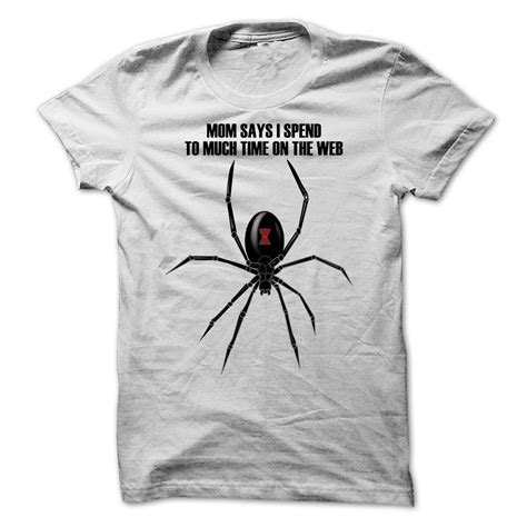 Black Widow Spider T Shirt Hoodie Sweatshirt Hoodie Shirt Cool T