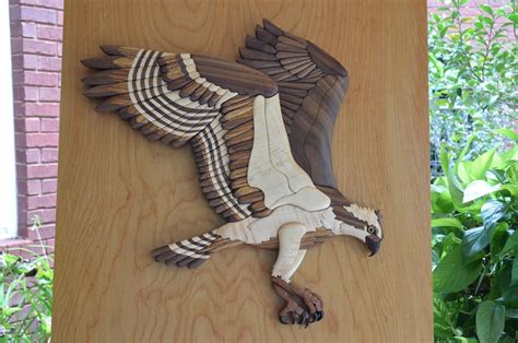 Osprey Intarsia Art Etsy
