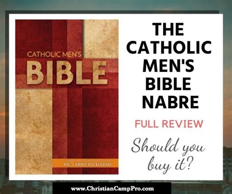 7 Best Bibles For Men Detailed Reviews Christian Camp Pro