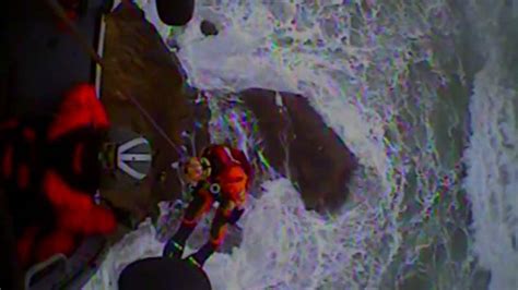 Coast Guard Rescues Man Trapped By High Tide Near Cannon Beach Kptv