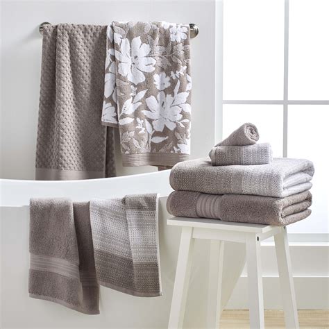 Better Homes And Gardens Signature Soft 6 Piece Solid Towel Set Taupe