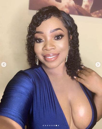 Ghanaian Actress Moesha Boduong Shows Off Major Cleavage Online Photos
