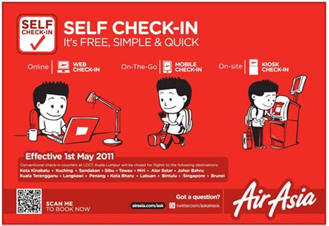Passengers have to visit checkin.airasia.com for online check in on airasia flights. How I travel the world with just a carry-on bag