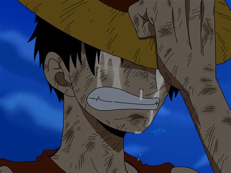 One Piece Luffy Gif Onepiece Luffy Crying Discover Share Gifs Sexiz Pix
