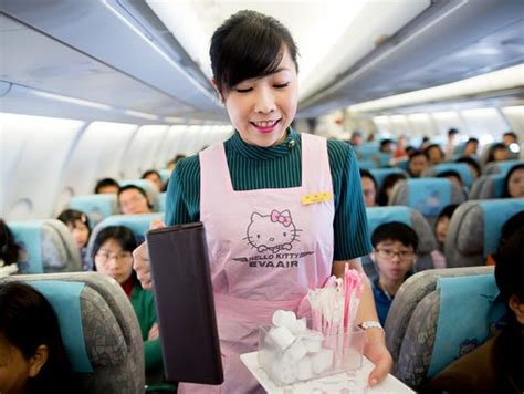 Trip Report And Photo Tour Inside Evas Hello Kitty Plane