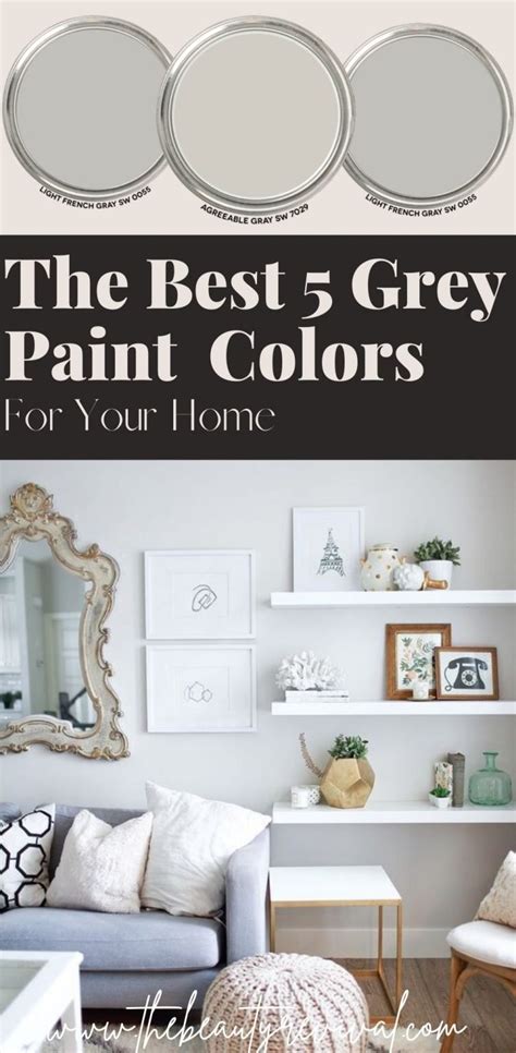 Top 5 Favourite Grey Paint Colours The Beauty Revival