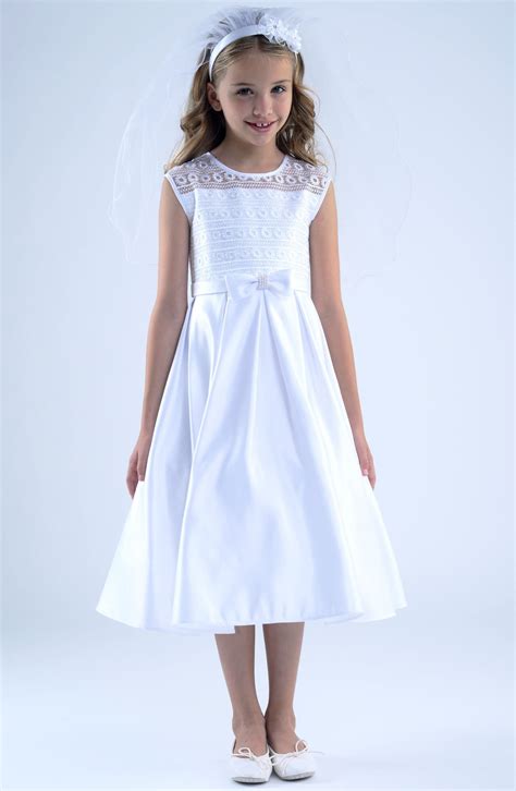 Us Angels First Communion Dress Little Girl And Big Girl Nordstrom