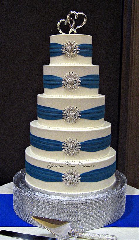 25 Best Looking For Simple Royal Blue And Silver Wedding Cakes