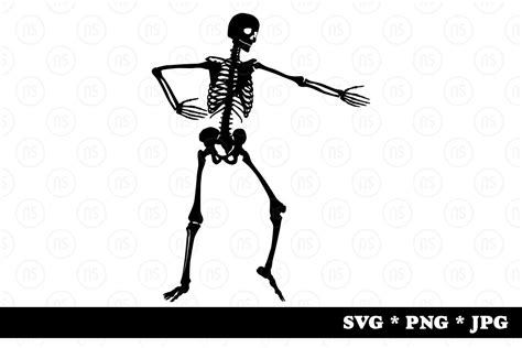 Dancing Skeleton Graphic By Norsob · Creative Fabrica